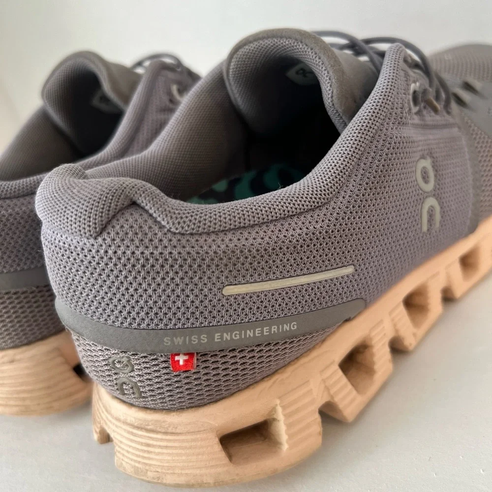 On Running women’s Charcoal and Beige Athletic Shoes